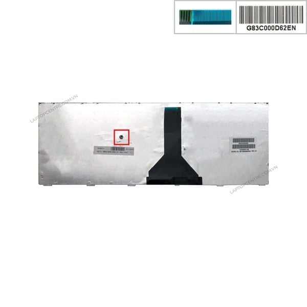  Bàn phím Toshiba Satellite R800 G83C000D62EN UI Phím đen Chữ trắng Kèm khung & R840 R845 (ORG +) 