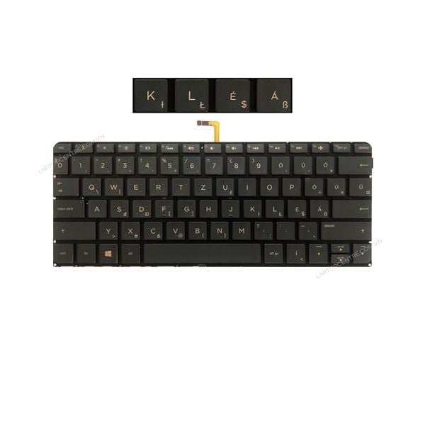  Bàn phím HP Spectre 13 V PK131J41A00 SN7146BL Song ngữ AR Phím ghi Chữ vàng Đèn & 13 V000 13 V011DX (ORG +) 