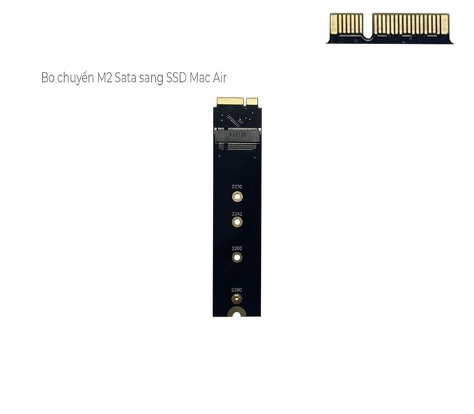  Bo chuyển M2 Sata sang SSD Mac Air 2012 