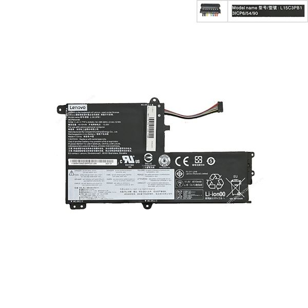  Pin Lenovo IdeaPad 320S 15ABR L15C3PB1 11,4V 52,4Wh 4596mAh Type C & 330S 14AST 330S 14IKB 330S 15ARR 330S 15AST 330S 15IKB Flex 5 1470 (ORG +) 