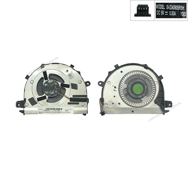  Quạt Huawei Matetbook Y001 BAZA0905R5H 5V 0,5A 4 chân CPU & Y002 Y003 (ORG +) 