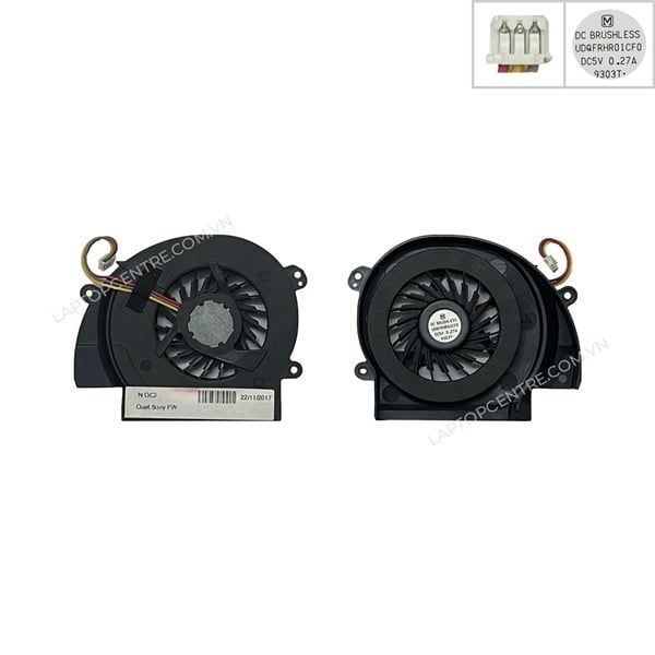  Quạt Sony Vaio FW UDQFRHR01CF0 5V 0.27A 3 chân CPU (ORG +) 