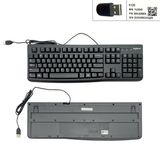  Bàn phím Logitech K120 YU0042 US Phím đen Chữ trắng Số (ORG +) 