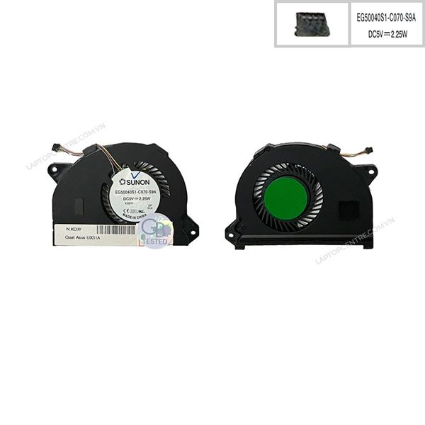  Quạt Asus ZenBook UX31A EG50040S1-C070-S9A 5V 0,4A 4 chân CPU (ORG +) 