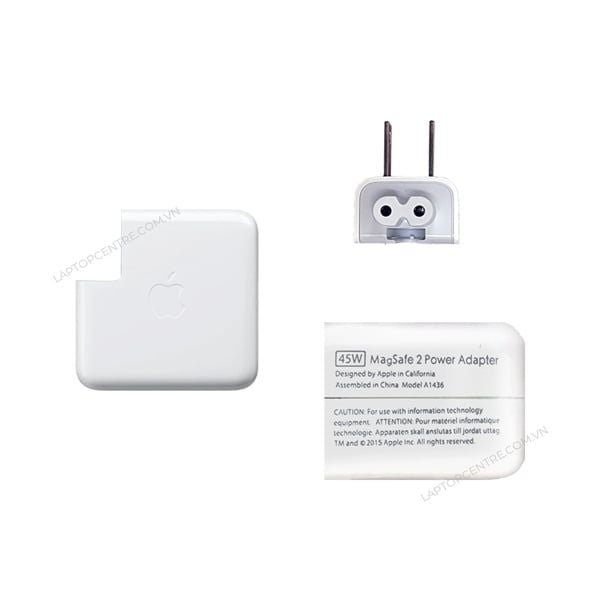  Sạc Macbook 45W 14.85V 3.05A chân hút Magsafe 2 năm 2012 hình vuông & Macbook Air 2 MD592 A1465 A1436 (ORG +) 