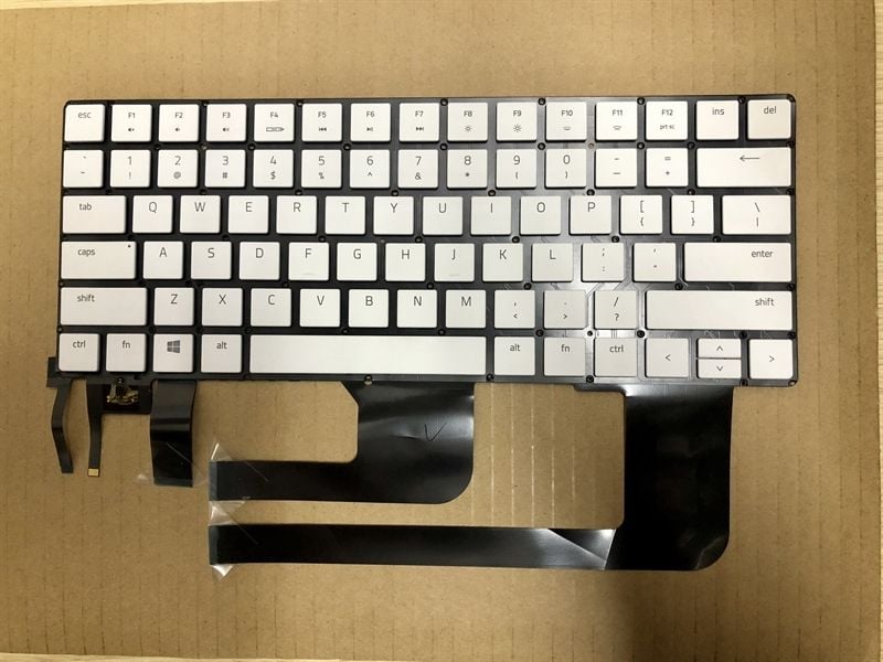  Bàn phím HP Razer Blade RZ09 02886 12920543-00 US Phím trắng Chữ đen Đèn (ORG +) 