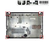  Vỏ D Lenovo IdeaPad 100 14IBY AP1EQ000100 Đen Nhựa Đế cao su (ORG +) 