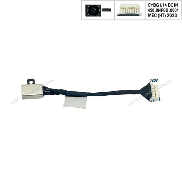  Giắc nguồn DC Dell chân 4.5x3.0 kim nhỏ kèm cáp & Dell Latitude 14 3420 0HJW4D 450.0NF0B.0001 & 15 3520 