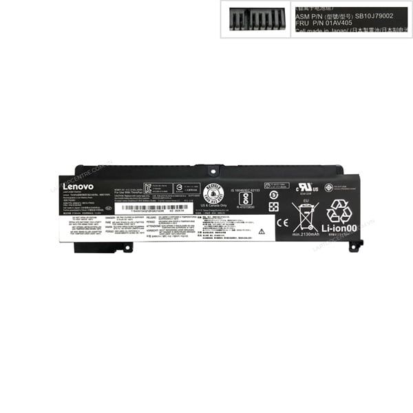  Pin Lenovo Thinkpad T460S 01AV406 00HW024 11,46V 27Wh 2356mAh 3cell Pin ngắn & T470S (ORG +) 