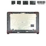  Vỏ A Dell Inspiron 7557 01D0WN Đen Nhựa Phủ cao su Logo đỏ Cảm ứng & 7559 5576 5577 (ORG -) 