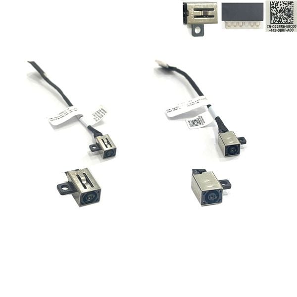  Giắc nguồn DC Dell chân 4.5x3.0 kim nhỏ kèm cáp & Dell Inspriron 3493 DC301012300 0228R6 3593 3580 3482 3583 (ORG +) 