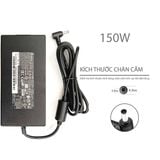  Sạc MSI 150W 20V 7.5A chân 4.5x3.0 kim nhỏ hình chữ nhật & Chicony 150W MSI Bravo 15 MS-158K MS-158M Crosshair 15 17 GF75 Thin 10SCK 10UC 10UD MS-17F6 Katana GF66 GF76 Prestige 16 16Studio Pulse GL76 Summit E16Flip Sword 15 17 (ORG +) 