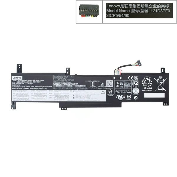  Pin Lenovo IdeaPad 14IGL7 L21D3PF0 L21C3PF0 11.25V 42Wh 3735mAh & 14sITL 14sALC 15sITL 15sALC S14 S15 G2 ITL ALC 14 15 ALC7 3 15ITL (ORG +) 
