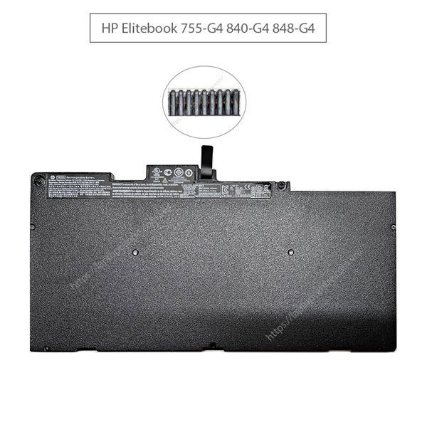 Pin HP Elitebook 755 G4 TA03XL 51Wh 11.55V & 840 G4 848 G4 (ORG +) 