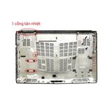  Vỏ D MSI Gaming GL62 3076J4D231 Nhựa Đen 1 tản & GP62 GV627RD GP60 6QG 6QF MS 16J9 16JF 16JV (ORG +) 