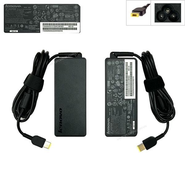  Sạc Lenovo 90W 20V 4.5A chân 11x5.0 kim USB hình chữ nhật & Yoga 720 15IKB Yoga 730-15IKB 720-15IKB 730-15IWL Thinkpad X1 Carbon E431 E440 E450 E460 E531 E540 E555 E570 T440 T440S T450 T460 T460P T560 T570 T540 (ORG -) 