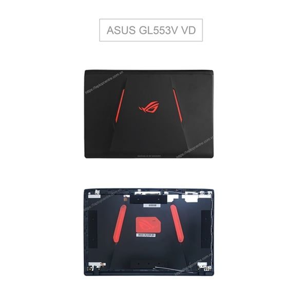  Vỏ A Asus ROG STRIX GL553V Đen Nhựa Vân sần & GL553VD (ORG >) 