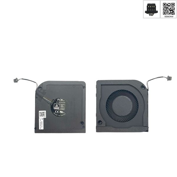  Quạt Dell Latitude 15 5520 0DXJNV 5V 0,5A 4 chân CPU & Precision 3560 (ORG +) 