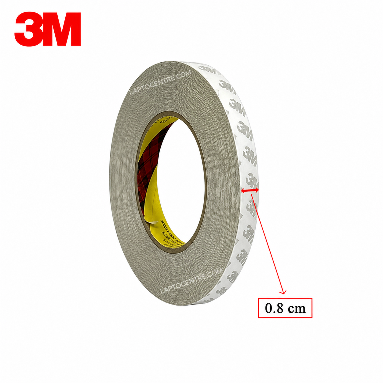  Băng dính 2 mặt 3M keo trắng kích thước 8mm x 0.07mm x 10m 