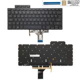  Bàn phím Asus ROG Flow X13 GV301 2021 V202526AE1 UI Phím đen Chữ trắng Đèn Không khung (ORG +) 