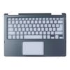 Vỏ C Dell Inspiron 13 7373 2 in 1 US 0P12RP Ghi Đậm Kim loại kèm Nẹp cao su bản lề (ORG +)