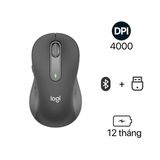  Chuột Không dây Logitech M650L Business Wireless/Bluetooth SilentTouch tương thích Windows, macOS, Linux, Chrome OS, iPadOS, Android 