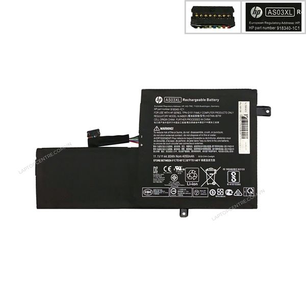  Pin HP ChromeBook 11 G5 AS03XL 918340-1C1 11,1V 44,95Wh 4050mAh 6cell (ORG +) 