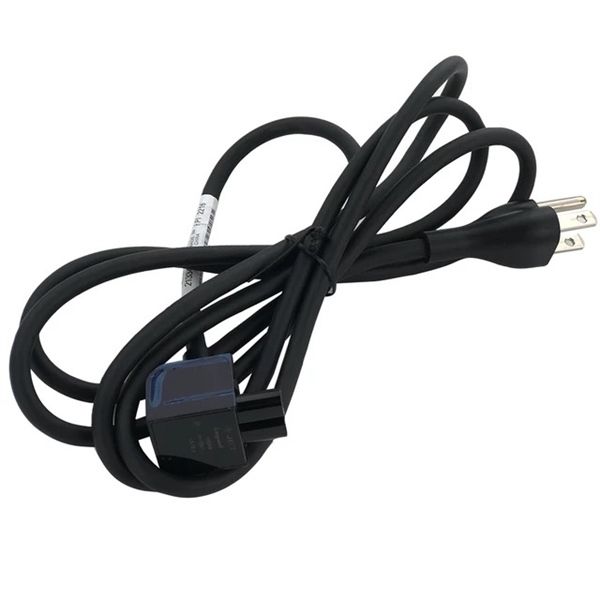  Dây nguồn 3 chân tròn chuẩn C5 (Vuông) US dài 1,8m màu đen dây tròn E55349 LS-18LA 7A 125V~ (rãnh cài ) & 213349-017 401300-117 dùng cho sạc vuông (ORG +) 