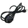  Dây nguồn 3 chân tròn chuẩn C5 (Vuông) US dài 1,8m màu đen dây tròn E55349 LS-18LA 7A 125V~ (rãnh cài ) & 213349-017 401300-117 dùng cho sạc vuông (ORG +) 