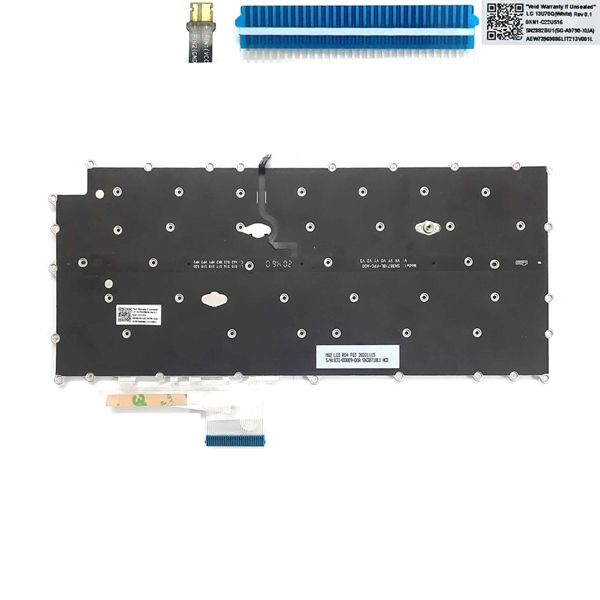  Bàn phím LG Gram 13Z980 US SN2882BU1 Trắng Chữ đen Đèn không khung & Gram 13U70Q SG-A9792-XUA (ORG +) 