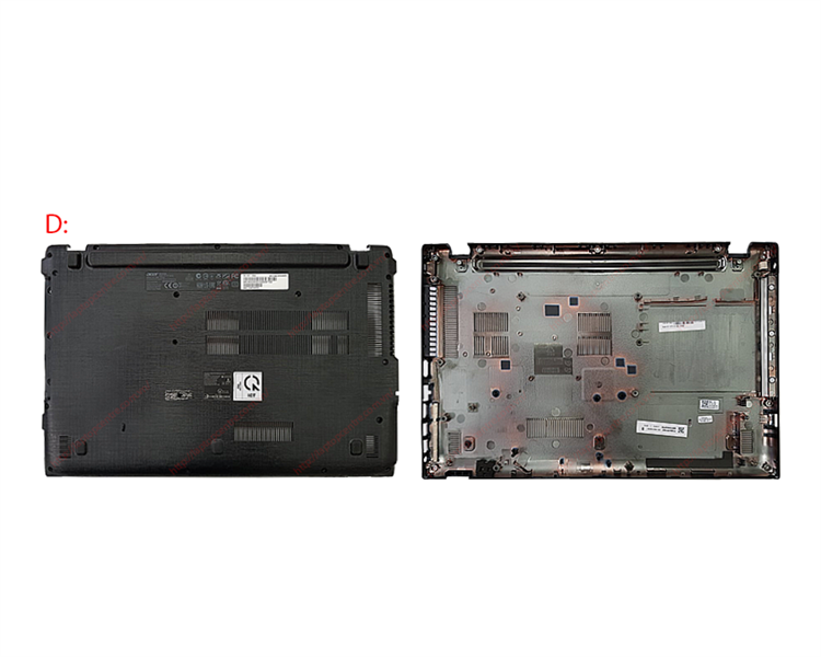  Vỏ D Acer Aspire E5 573 Đen Nhựa Đế cao su (ORG +) 