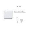  Sạc MacBook 67W 20,3V 3,3A chân Usb C sang Magsafe 3 hình vuông kèm cáp (ORG +) 