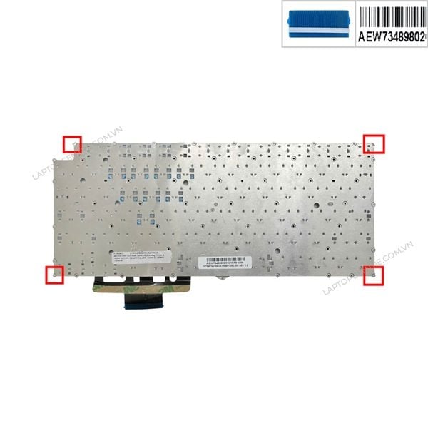  Bàn phím LG Gram 13Z940 US AEW73489802 Phím trắng Chữ đen không khung & Gram 13Z930 13Z940 G L M (ORG +) 