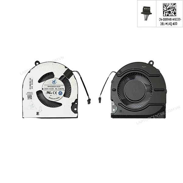  Quạt Dell Inspiron 14 Plus 5420 08994X 5V 0,35A 4 chân CPU & 7420 (ORG +) 