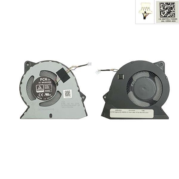 Quạt Dell Inspiron 3511 0RFF51 5V 0,5A 4 chân CPU & 3510 3515 (ORG +) 