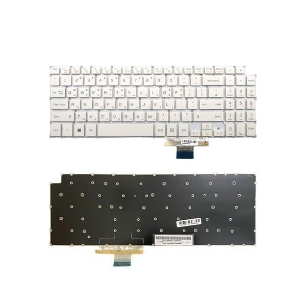  Bàn phím LG Gram 15Z950 SN5844 Song ngữ Hàn Phím trắng Chữ đen Không khung & 15Z940 15Z960 (ORG +) 
