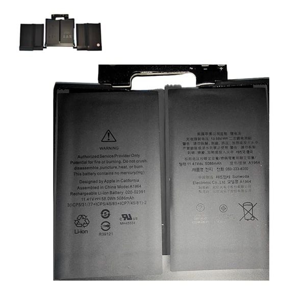  Pin Macbook Pro 15 A1989 A1964 A2551 11.41V 5086mAh 58Wh (ORG +) 
