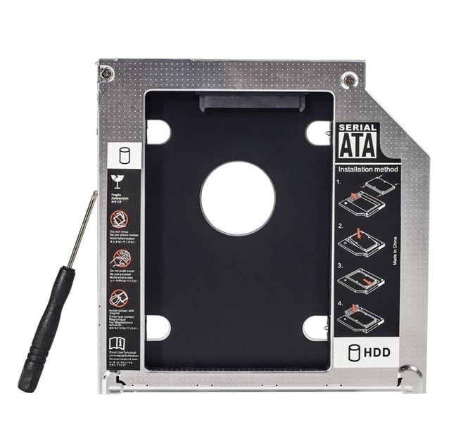  Caddy bay độ dầy 9.5mm (DVD ra HDD chuẩn IDE ATA 2.5) Macbook 