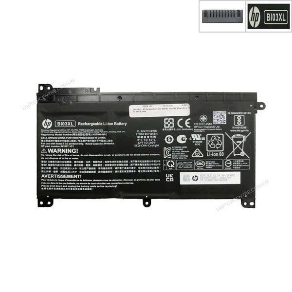  Pin HP Pavilion X360 13U BI03XL ON03XL 11.55V 41.7W 6cell Cắm trong & 14AX (ORG +) 