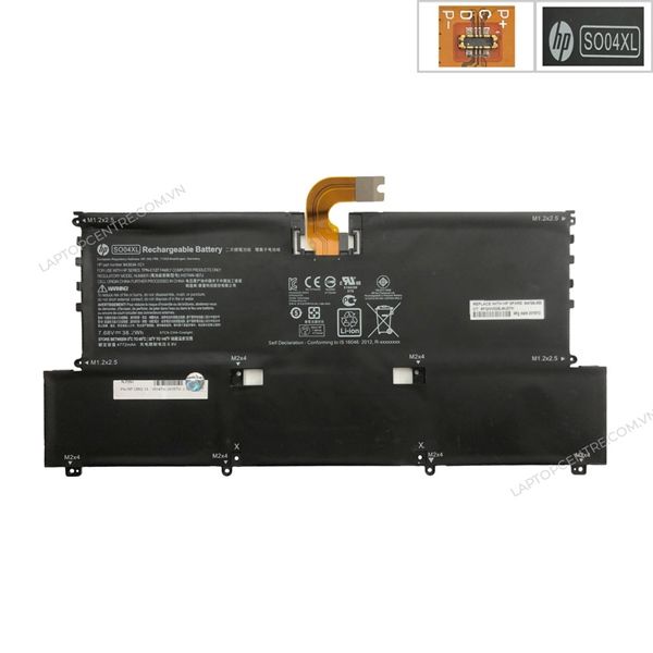  Pin HP Spectre 13 V SO04XL 844199-850 7,6V 38Wh 5000mAh 6cell Cáp bấm (ORG +) 