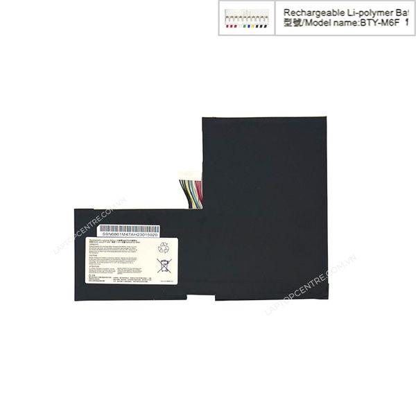  Pin MSI GS60 BTY M6F 11,4V 52,89Wh 4640mAh & GL60 (ORG +) 