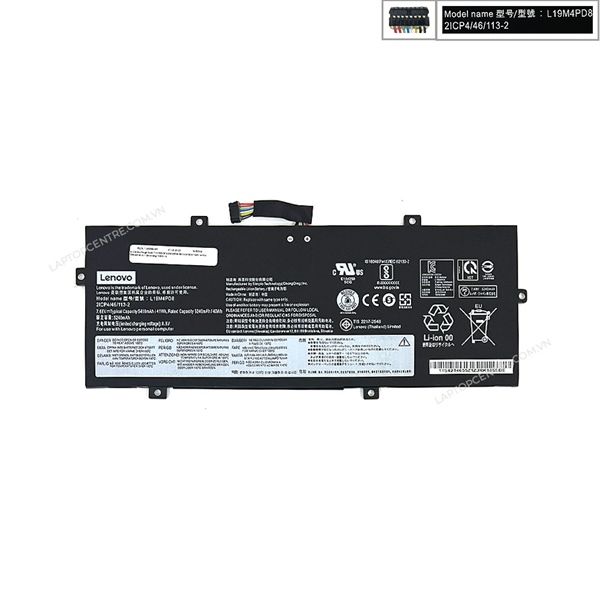  Pin Lenovo Yoga Duet 7 13IML05 L19C4PD8 5B10X87839 7,68V 41Wh 5410mAh 6cell Cắm trong (ORG +) 