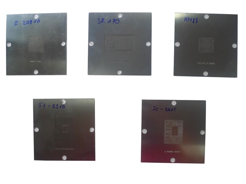  Lưới làm chip 8x8 0.4mm CPU i5 - 3317 SR0N8 E20810 SR170 HM87 I3 - 2310 I5 - 2415 