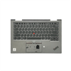 Vỏ C Lenovo Yoga X1 Gen 5 5M10Z37082 Ghi Đậm Kim loại vân tay & X1 Gen 4 2019 (ORG -)