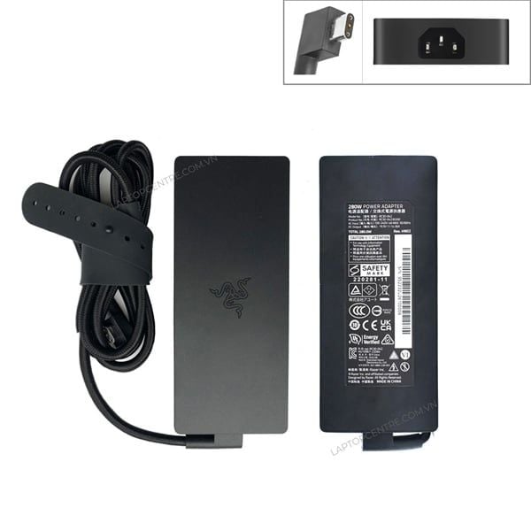  Sạc HP 280W 19.5V 14,36A chân 3 lỗ hình chữ nhật & HP Razer Blade 17 2022 RC30-042302 (ORG +) 