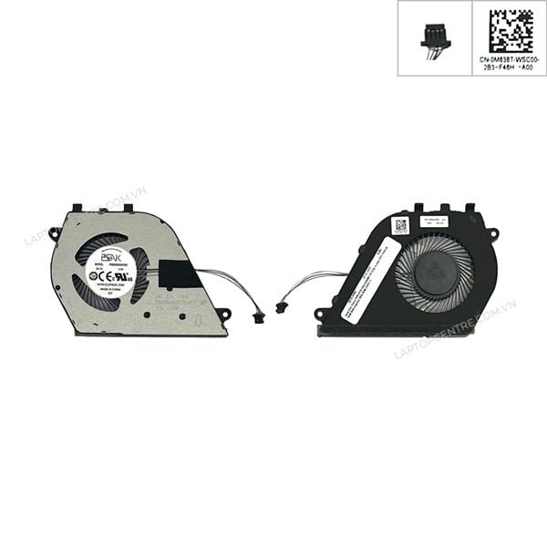 Quạt Dell Vostro 5490 0CKNH2 0M638T 5V 0,5A 4 chân CPU Chéo & 5498 5590 Inspiron 5590 5598 (ORG +) 
