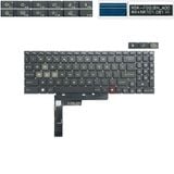  Bàn phím MSI Pulse 15 B13VFK US 4H+NK101.081 Phím đen Chữ trắng Đèn RGB Nút AI Nút nguồn Không khung Cáp LED 16pin & Cyborg 15 Air A12V Pulse 15 B13VGK (MS-1585) (ORG +) 