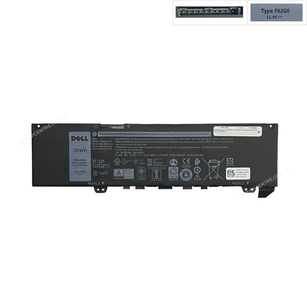  Pin Dell Inspiron 5370 F62G0 11,4V 38Wh 3333mAh & 7370 7373 Vostro 5370 (ORG +) 