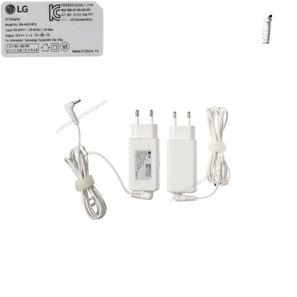  Sạc LG 40W 19V 2.1A chân 3.0x1.1 hình vuông chuẩn EU & 13Z970 13Z980 13Z940 (ORG +) 