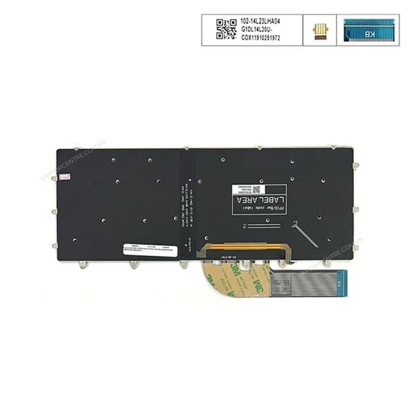  Bàn phím Dell XPS 15 9550 01KXV5 US Phím đen Chữ trắng Đèn & 9560 7558 Precision 5540 (ORG +) 
